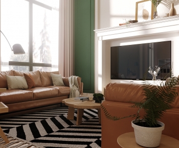 American Style A Living Room-ID:485224014