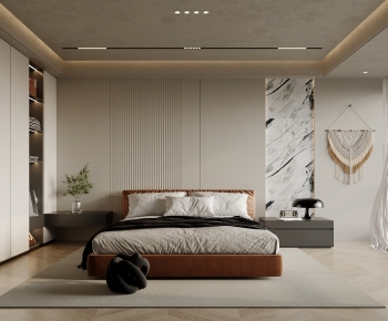 Modern Wabi-sabi Style Bedroom-ID:933787119