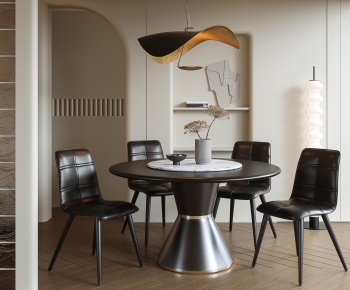Modern Dining Table And Chairs-ID:736058954