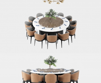 Modern Dining Table And Chairs-ID:836993934
