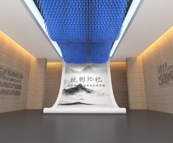 New Chinese Style Exhibition Hall-ID:876791955