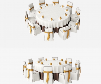 Modern Dining Table And Chairs-ID:733238945