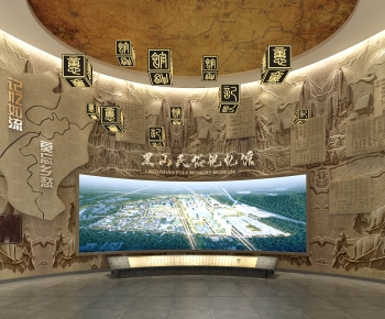 Chinese Style Exhibition Hall-ID:489952094