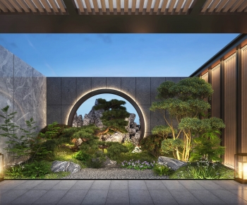 New Chinese Style Courtyard/landscape-ID:897527934