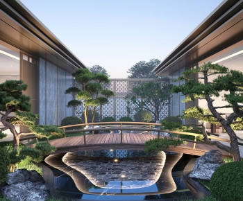 New Chinese Style Courtyard/landscape-ID:713628058