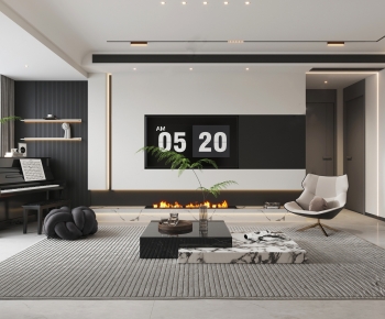 Modern A Living Room-ID:563874016