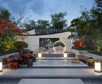 New Chinese Style Courtyard/landscape-ID:795207986