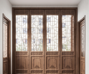 Chinese Style Door-ID:837991958