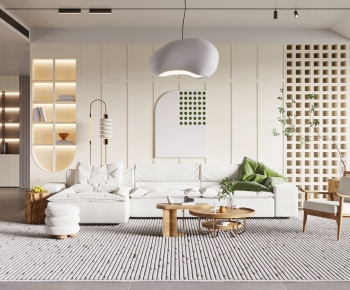 Wabi-sabi Style A Living Room-ID:314519492