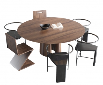 Modern Dining Table And Chairs-ID:695873026