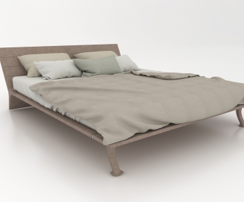 Modern Double Bed-ID:168838025