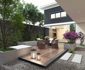 Modern Courtyard/landscape-ID:546228983