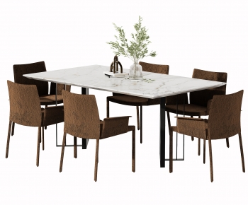 Modern Dining Table And Chairs-ID:249923945