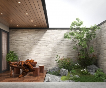 New Chinese Style Courtyard/landscape-ID:376733067