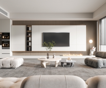 Modern A Living Room-ID:402523048