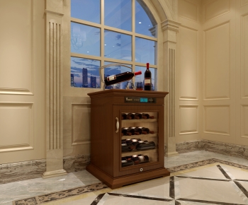 American Style Wine Cabinet-ID:909471049