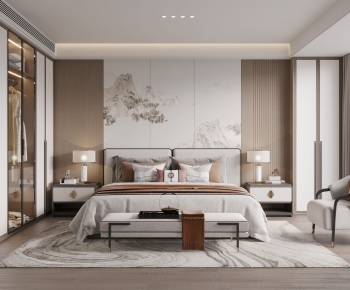 New Chinese Style Bedroom-ID:776153094