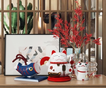 Japanese Style Decorative Set-ID:617859445