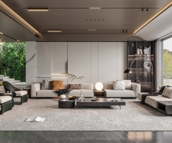 Modern A Living Room-ID:286290886