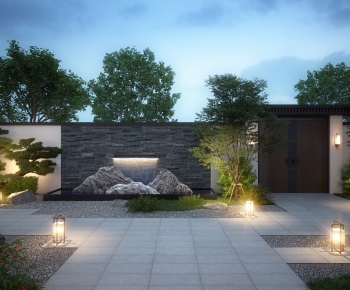 New Chinese Style Courtyard/landscape-ID:155870912
