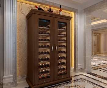 American Style Wine Cabinet-ID:258040905