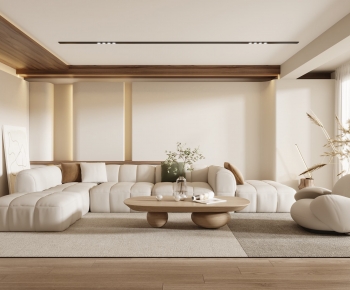 Wabi-sabi Style A Living Room-ID:279865987