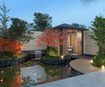 New Chinese Style Courtyard/landscape-ID:572141899