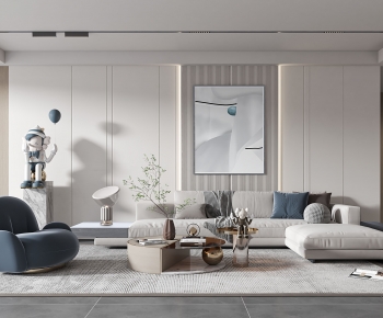 Modern A Living Room-ID:711219346