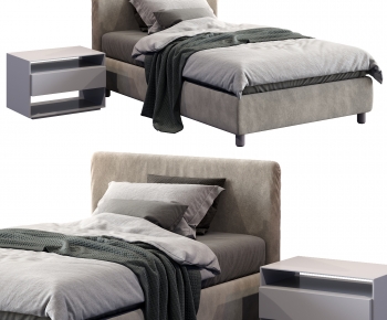 Modern Single Bed-ID:939219009