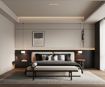 New Chinese Style Bedroom-ID:889624125