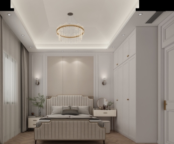 Simple European Style Bedroom-ID:271799096