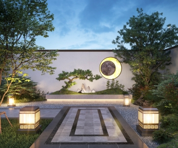 New Chinese Style Courtyard/landscape-ID:420845992