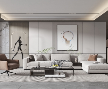 Modern A Living Room-ID:979228972