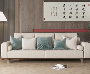 新中式双人沙发-ID:768481024