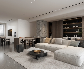 Modern A Living Room-ID:249110944