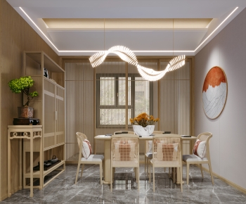 New Chinese Style Dining Room-ID:894387016