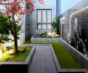 New Chinese Style Courtyard/landscape-ID:112550324