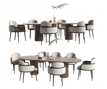 Modern Dining Table And Chairs-ID:394685037