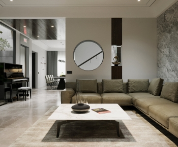 Modern A Living Room-ID:478235014