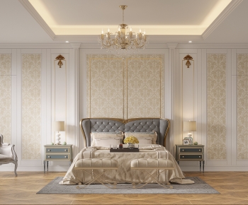 French Style Bedroom-ID:613883971