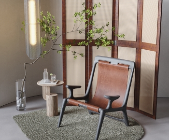 New Chinese Style Lounge Chair-ID:671238914