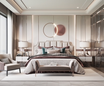 New Chinese Style Bedroom-ID:415997984
