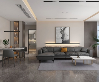Modern A Living Room-ID:422252891