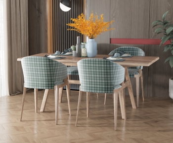 Modern Dining Table And Chairs-ID:958430052