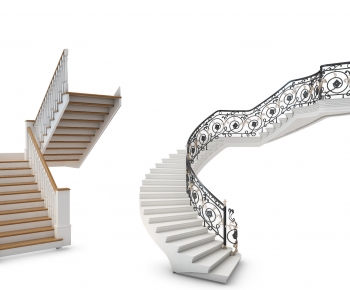 European Style Rotating Staircase-ID:812902938