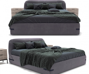 Modern Double Bed-ID:383487946