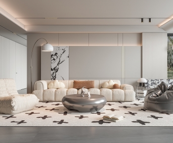 Modern A Living Room-ID:263705971