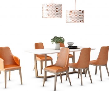 Nordic Style Dining Table And Chairs-ID:958313948
