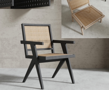 Wabi-sabi Style Lounge Chair-ID:386404042