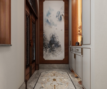 New Chinese Style Hallway-ID:210470916